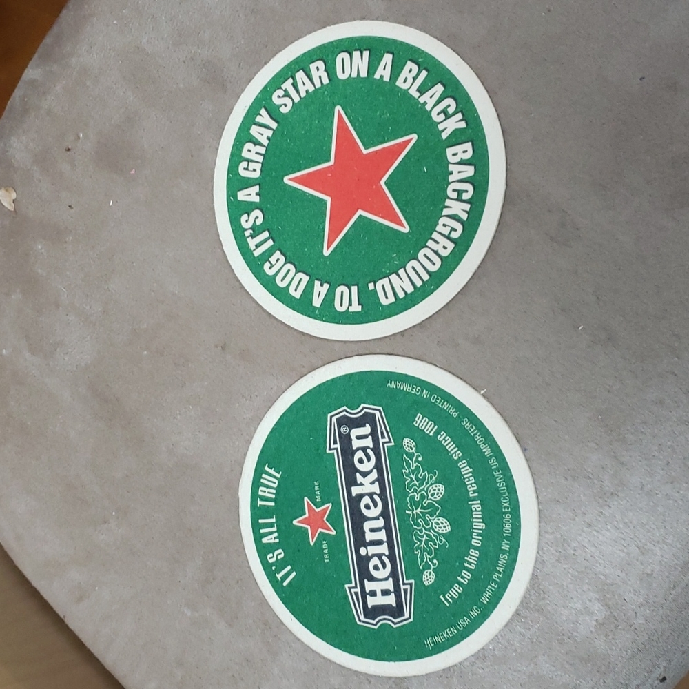 Heineken Coasters qty of 53